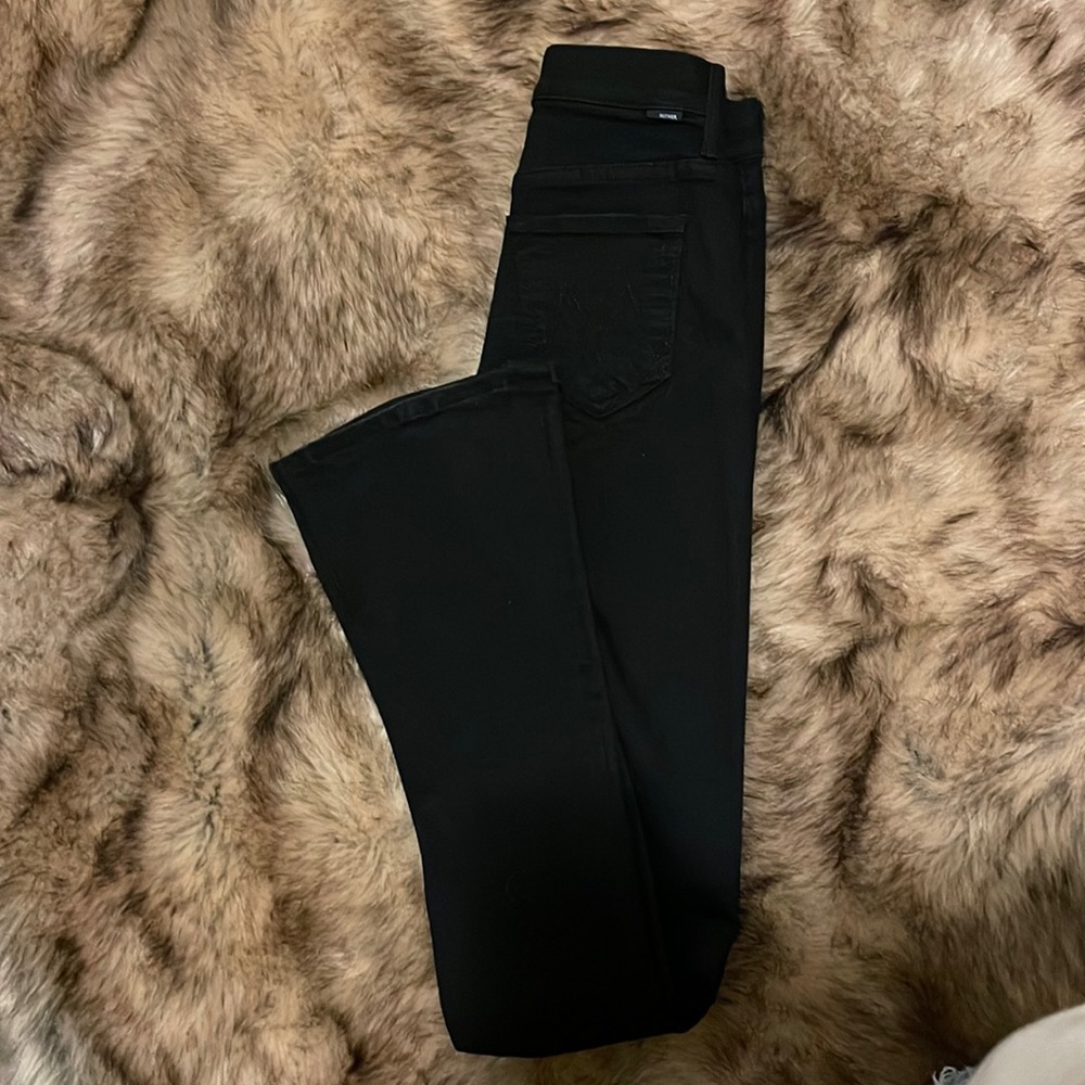 Black Mother jeans, Size 24 , The Runway. Not Guilty. Long flared